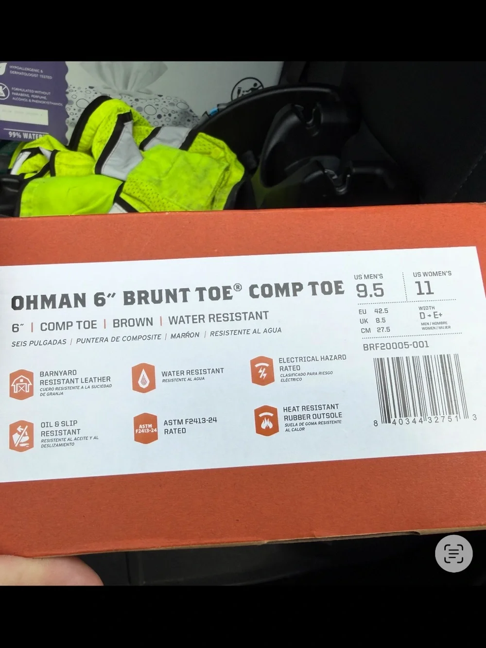 NWT The Ohman BRUNT Toe